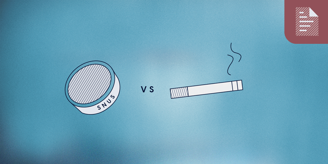 Sind Snus weniger schdlich als Zigaretten? Sind Snus weniger schdlich als Zigaretten?