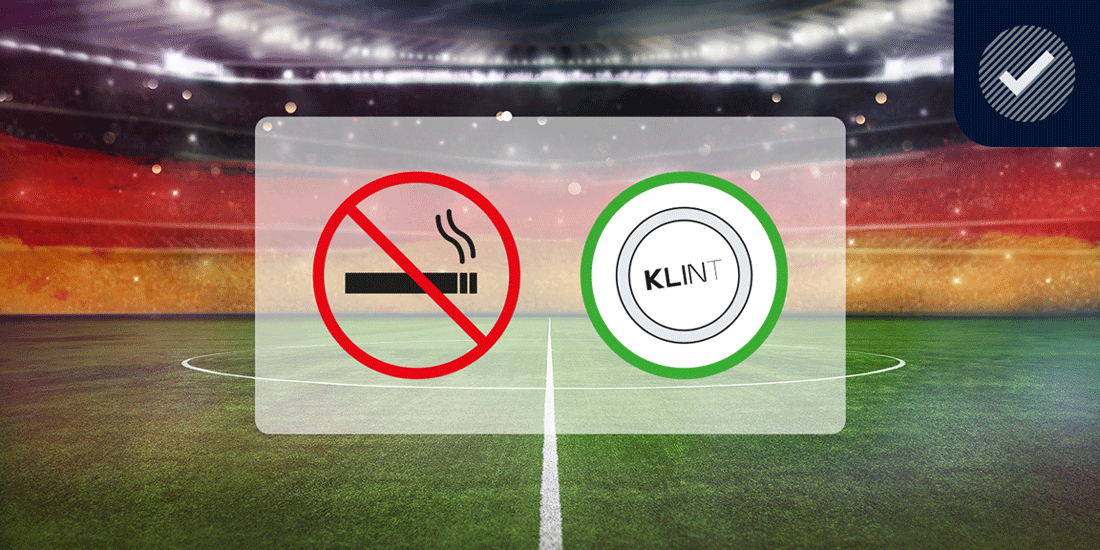 Rauchen im Stadion verboten, Snus im Stadion erlaubt