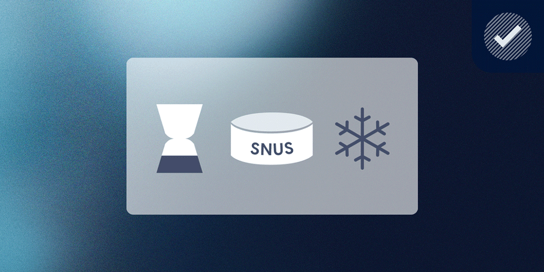 Snus Shelf life and correct storage