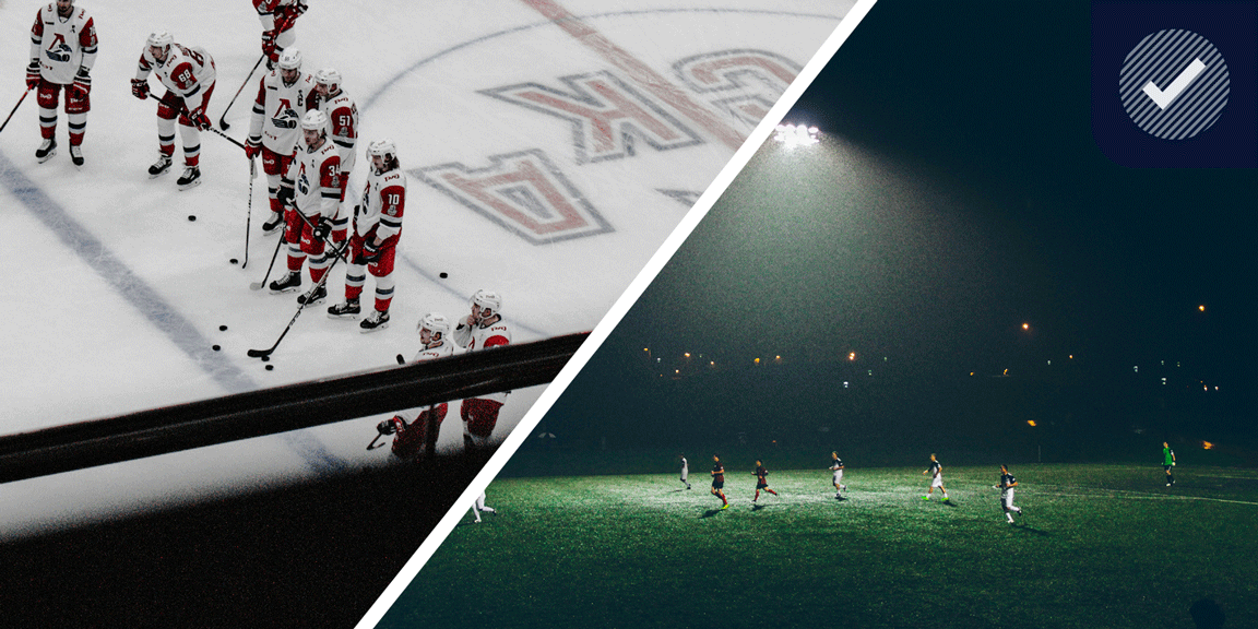 Snus im Sport, Eishockey und Fußball