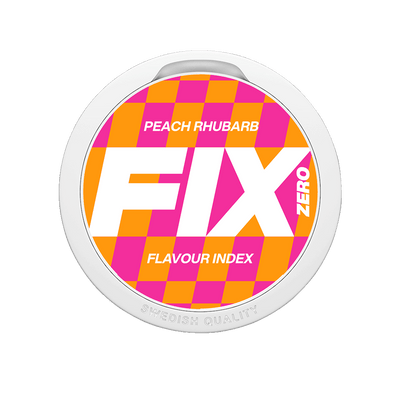 Fix Zero Peach Rhubarb