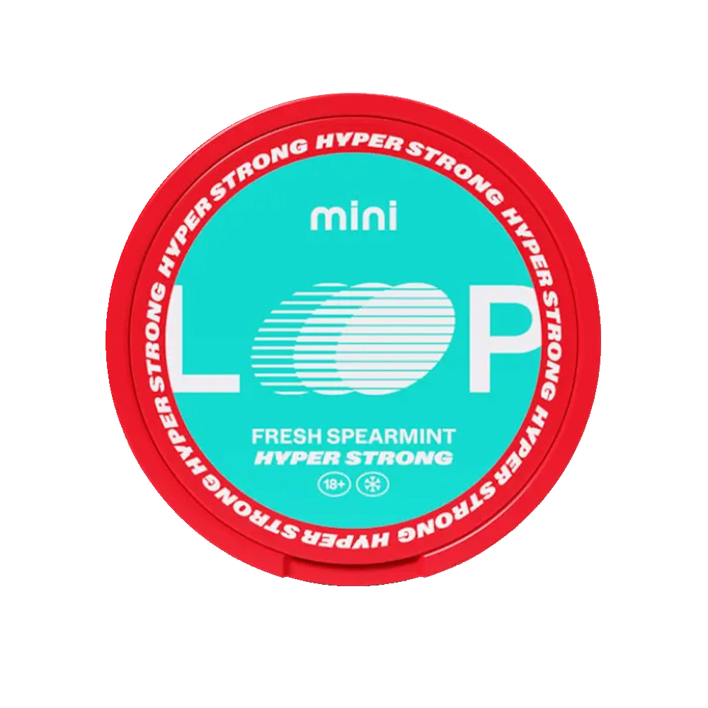 Order Loop Fresh Spearmint Hyper Strong Mini Snus here!